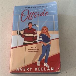 'Offside' Novel - Red and Blue Cover